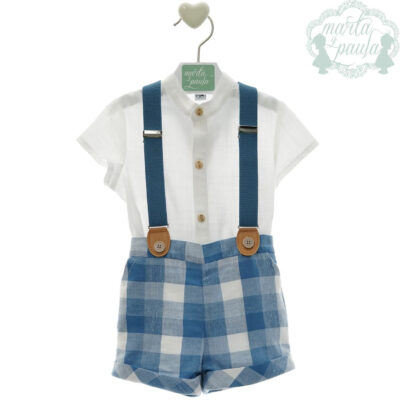 Conjunto bebe manga larga con tirantes escorpio