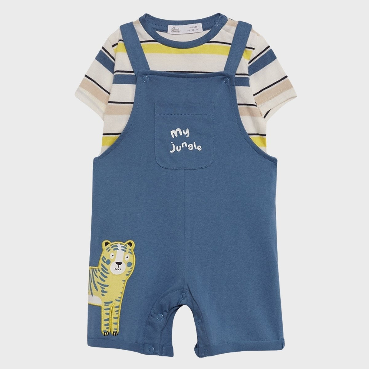 Conjunto peto bebe niño junglita